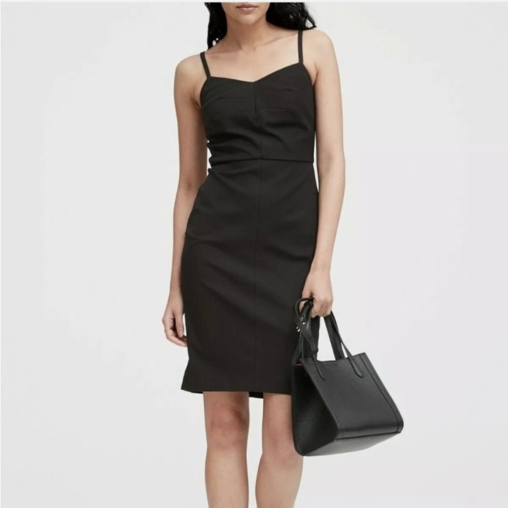 Banana Republic Sloan bi stretch black dress 🖤
